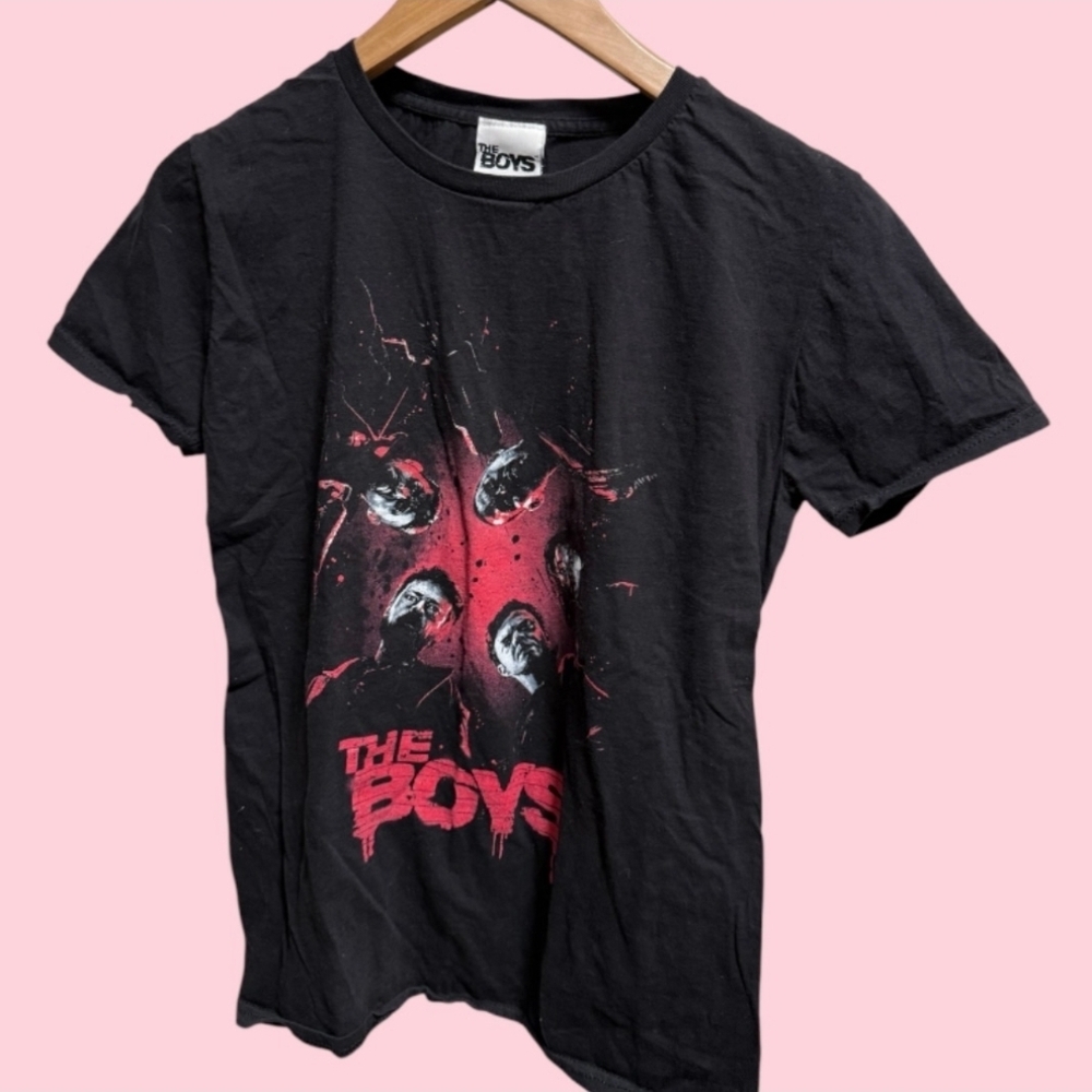 The Boys TV Series Splatter Logo T-Shirt (Size Small)